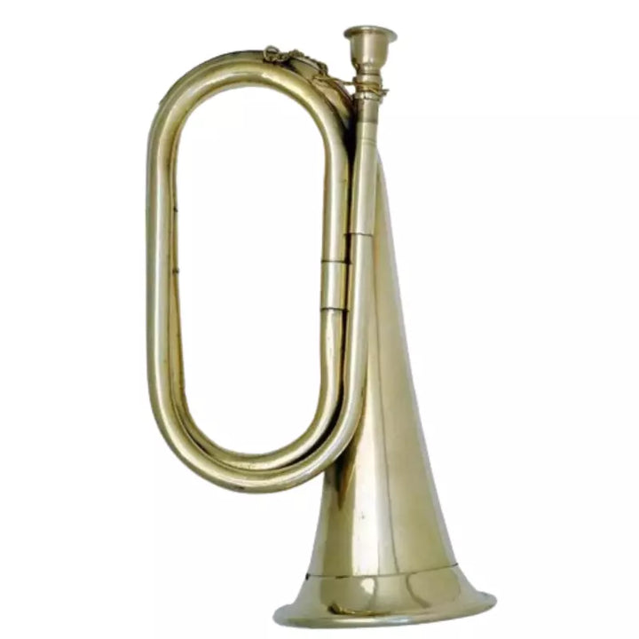 Bugle Brass Handmade Instrument for Scouts +Army+Students & Gifts by Avoxy International