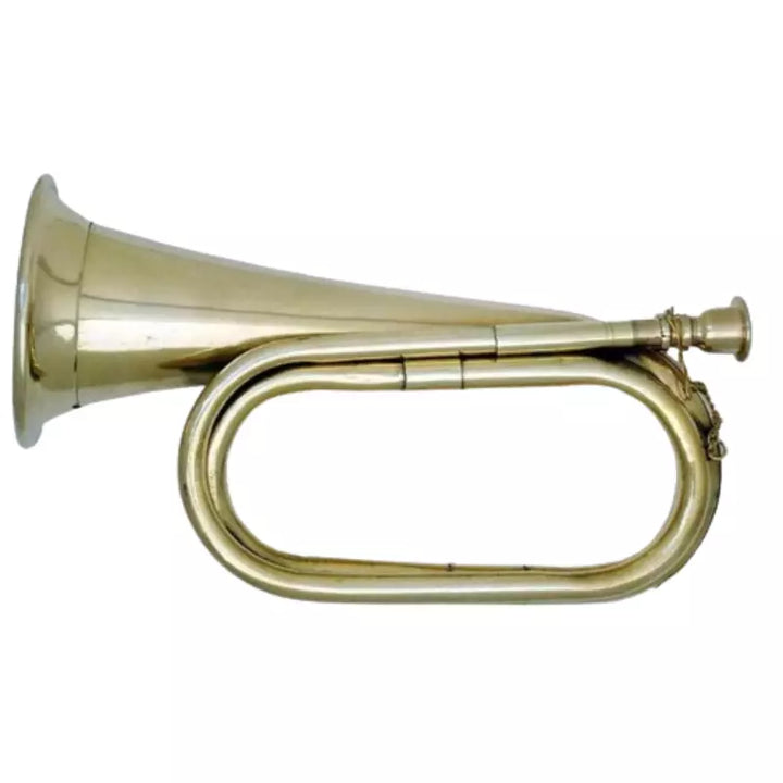 Bugle Brass Handmade Instrument for Scouts +Army+Students & Gifts by Avoxy International