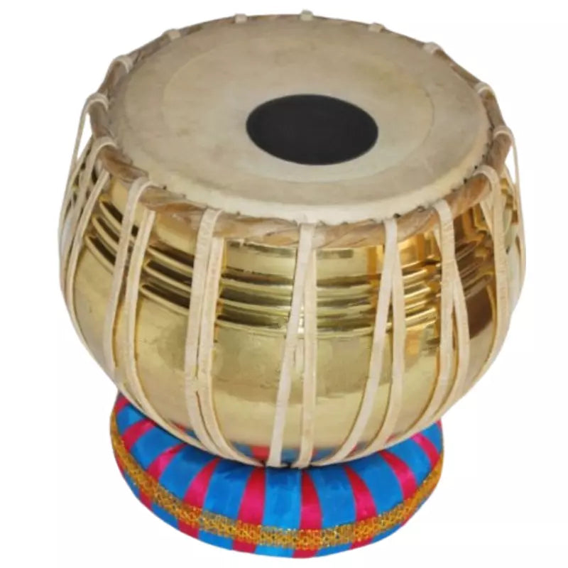 Tabla Drum Set Brass 4 KG, Handmade Professional + Classic + Folk Music Instruments